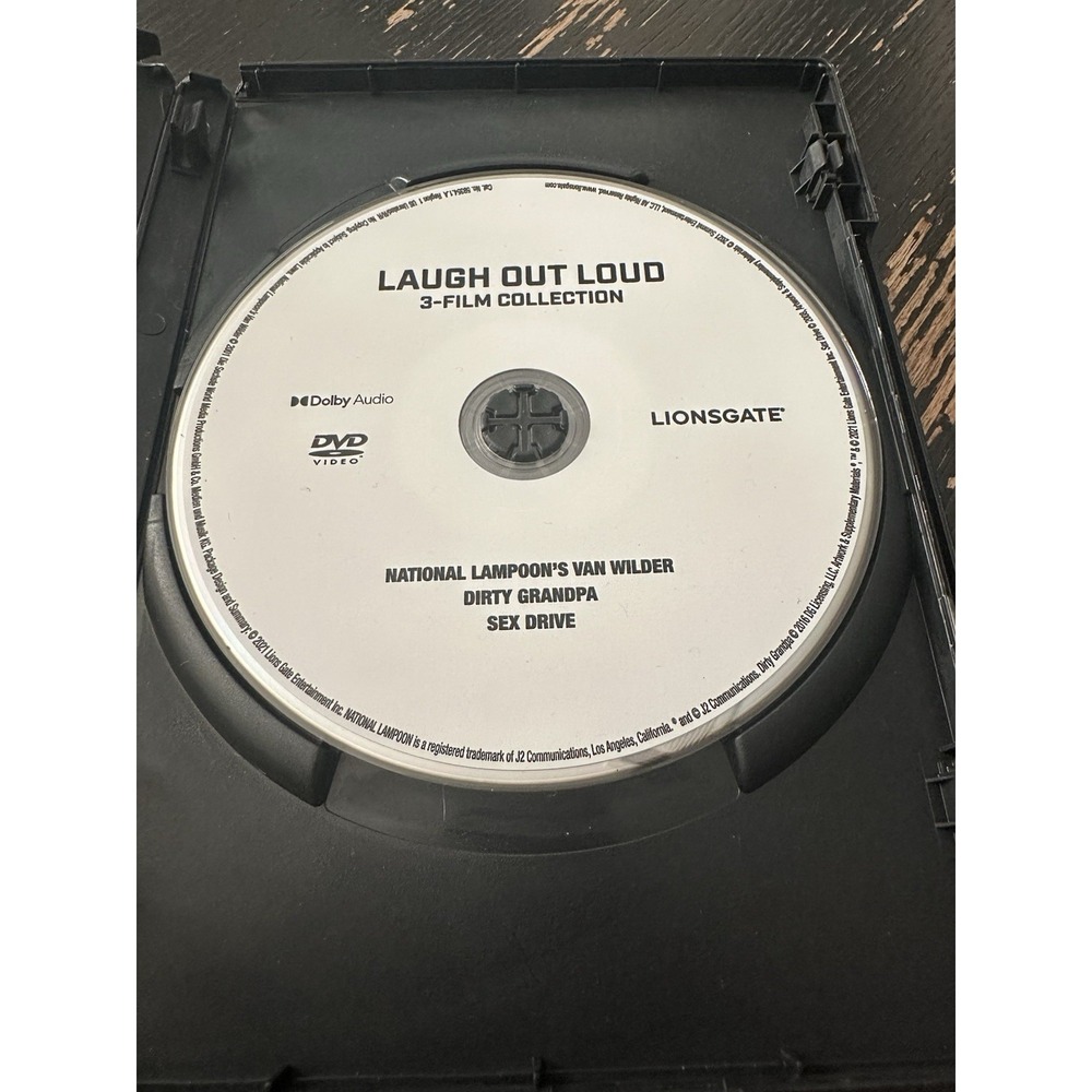 LAUGH OUT LOUD 3-FILM: Van Wilder / Dirty Grandpa / Sex Drive (DVD, 2021) - Picture 3 of 4